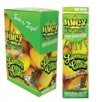 Hemp Wrap - Juicy Jay's - Lemon Cake (Amarillo) (25 Packs)