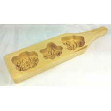 Ma'amoul Mold Wood - 3 Stamps (8-3)