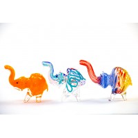 Glass Pipe Inside Elephant - Small