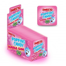 Sweeto Popping Candy - Bubblegum (24 x 5 g)
