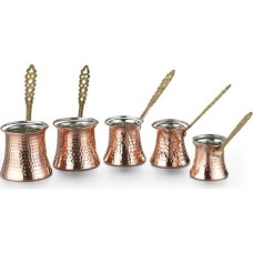 5 Piece Copper Coffee Warmer Set - (PSH027)