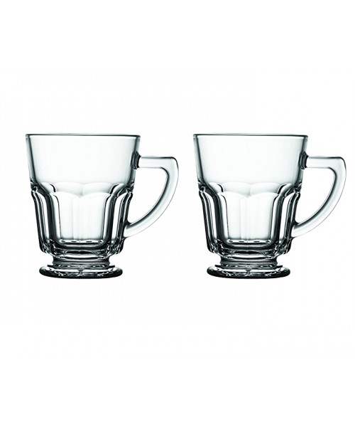 Glass Mugs w/Handle (Set of 2) (PSH050)