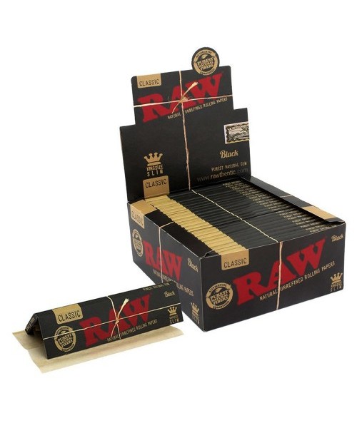 Rolling Paper - RAW Black King Size Slim (50 Units)