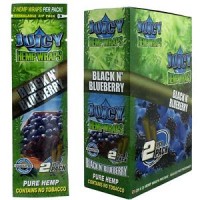 Hemp Wrap - Juicy Jay's - Black N' Blueberry (25 Packs)
