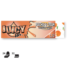 Juicy Jays 1 1/4 Peaches & Cream