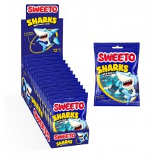 Sweeto Sharks Jelly Gummies (12 x 80 g)