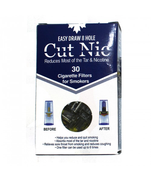 Cigarette Filters Cut Nic - (20 Packs of 30 / Display)