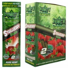 Hemp Wrap - Juicy Jay's - Strawberry Fields (25 Packs)