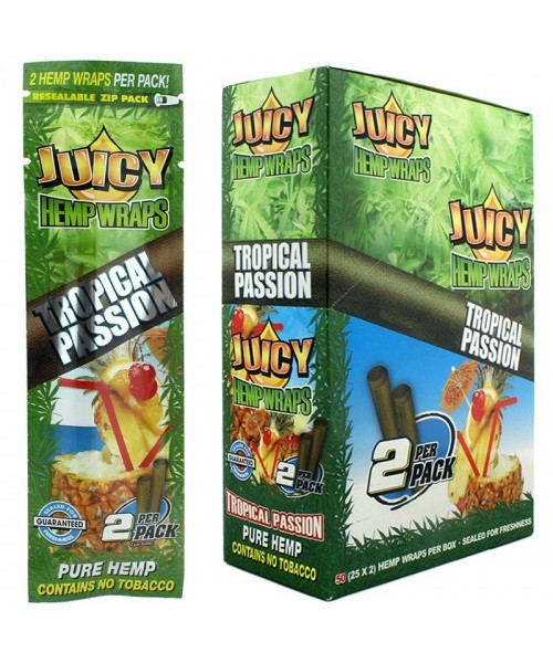 Hemp Wrap - Juicy Jay's - Tropical Passion (25 Packs)