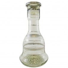 Sultana Glass Base - Silver Stripes (size 32)