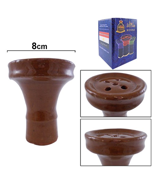 Sultana Glazed Flat Clay Bowl 8cm