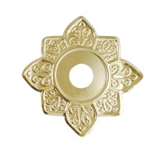 Sultana Hookah Tray - Flower Gold (23cm)