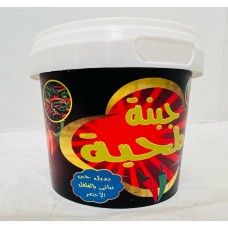 Al Mahaba Vegan Cheese Spread with Green Pepper Flavour (12 x250 g)