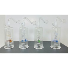 Water Pipe - 5" Spiral Oil w/Percolator & Glowing Light (SGP-003)