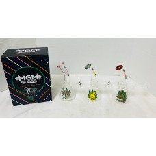 Water Pipe - 6.3" MGM Oil with Bowl & Banger