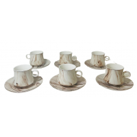 Tea Cup & Saucer Set 200 cc (12 pcs) - (7-12) (7-13)