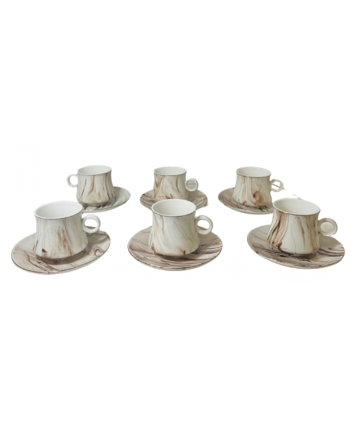 Tea Cup & Saucer Set 200 cc (12 pcs) - (7-12) (7-13)