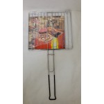 Grill Net w/Handle (22.5 cm x 20 cm)