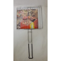 Grill Net w/Handle (22.5 cm x 20 cm)