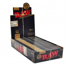Rolling Paper - RAW 1 1/4 Black (24 Units)