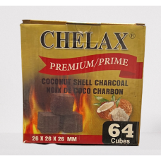 Charcoal - Chelax Premium Coconut Shell (64 Pieces)