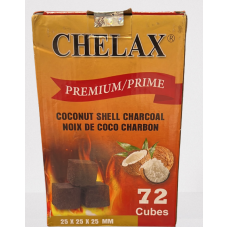 Charcoal - Chelax Premium Coconut Shell (72 Pieces)