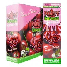Hemp Wrap - Juicy Jay's - Cherry Pie (Red Storm) (25 Packs)