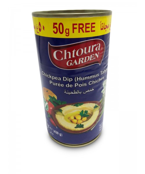 Chtoura Garden Chic Pea Dip (50 g Free)  (24 x 430 g)