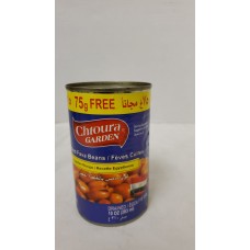 Chtoura Garden Cooked Fava Beans "Egyptian Recipe" (75 g Free) (24 x 475 g)