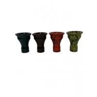 Colored Hookah Bowl - Medium Egyptian Style Colored Hookah Bowl - Medium Egyptian Style