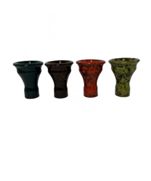Colored Hookah Bowl - Medium Egyptian Style Colored Hookah Bowl - Medium Egyptian Style