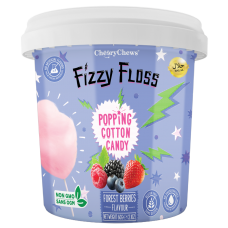 Fizzy Floss Popping Cotton Candy - Forest Berry Flavor (18 x 60 g)