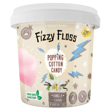 Fizzy Floss Popping Cotton Candy - Vanilla Flavor (18 x 60 g)