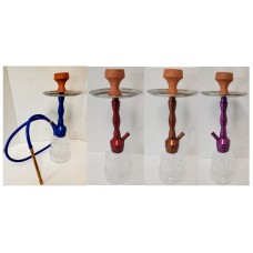 21" Chelax Twist & Lock Titanium Hookah with 6 Air Flow Channels (FMX03/B01)