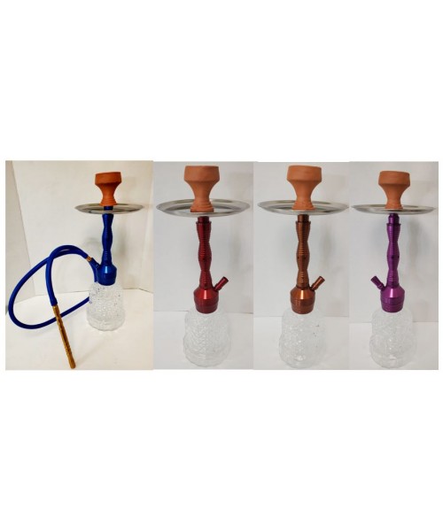 21" Chelax Twist & Lock Titanium Hookah with 6 Air Flow Channels (FMX03/B01)