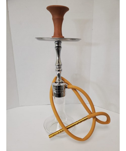 22" Chelax Twist & Lock Titanium Hookah with 5 Hidden Air Flow Channels (FMX07/B10)