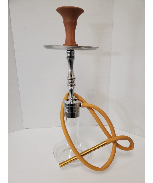 22" Chelax Twist & Lock Titanium Hookah w/5 Hidden Air Flow Channels (FMX07/B10)