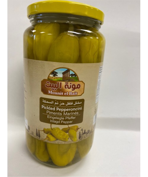 Mounit el Bait - Pickled Pepperoncini (12 x 1000 g)