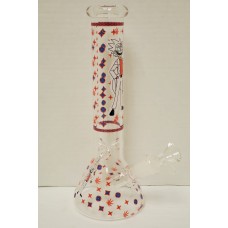 Water Pipe 10''  - R & M Red II (B-006) (4.5 cm mouth/9.5 cm Base)