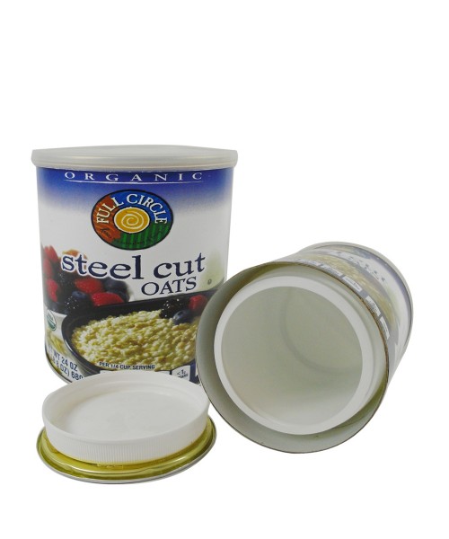 Steel Cut Oats Stash Can