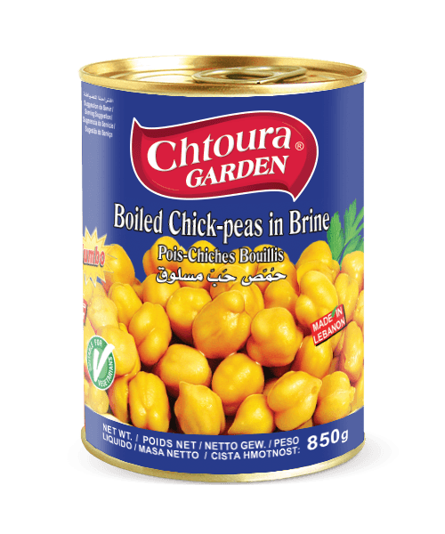 Chtoura Garden Boiled Chick Peas (12 x 850 g)
