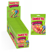 Sweeto Worms Jelly Gummies (12 x 80 g)