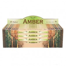 Incense - Tulasi Amber (Box of 120 Sticks)