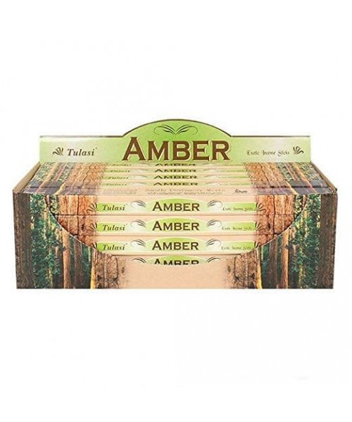 Incense - Tulasi Amber (Box of 120 Sticks)