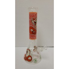 Water Pipe - 14'' RED SNAKE (C-026)